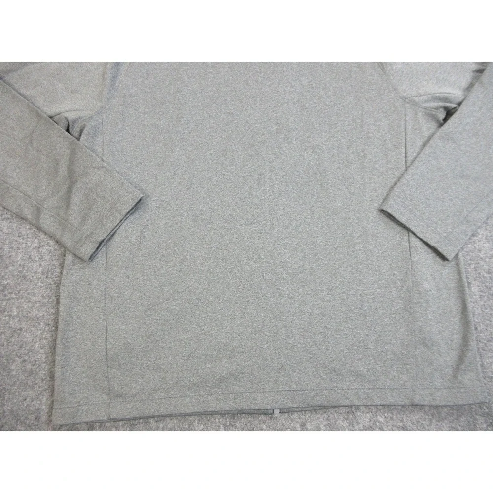 The North Face Jacket Mens XL Gray Full Zip Fleece American Logo‎ Stretch
